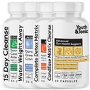 Youth & Tonic Complete body detox voor reiniging, normale zuurgraad en waterontgifting 150 pillen