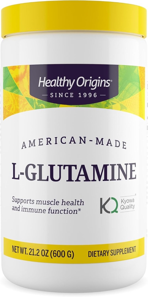 Gezonde oorsprongen L-Glutamine (American-Made, Non-GMO), 21,2 Ounce