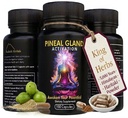 Pijnappel Gland Activation Supplement - Ondersteunt ontkalking, derde oog ontwaken, intuïtie, en geestelijke helderheid - 100 Vegan Capsules