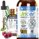 Uricel - Advanced Uric Acid Support & Cleanse Supplement - Gezamenlijke en nierondersteuning - Vloeibare levering voor betere absorptie - Tart Cherry, Chanca Piedra, Selderijzaad & kurkuma - 2 fl oz