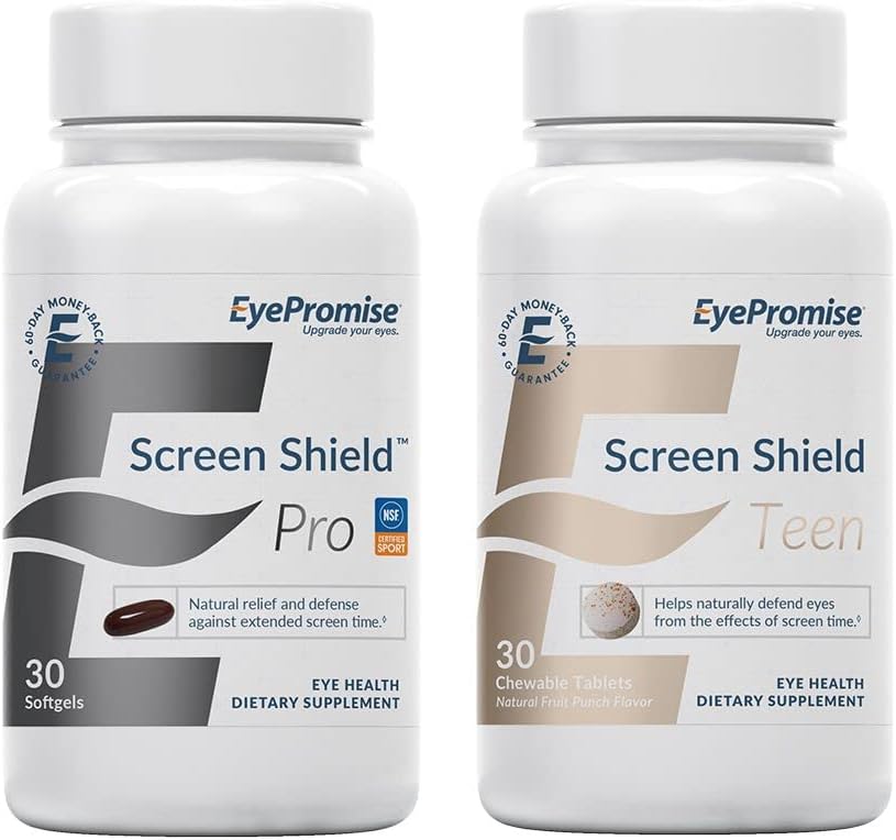EyePromise Screen Shield All-in-One Eye Vitamin Screen Shield Teen Kauwbare Oog Vitamine