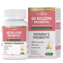 Probiotica en biologische prebiotica voor vrouwen pH-balans & spijsvertering- 60 miljard CFU Vaginale Probiotica met Cranberry D-Mannose, Vegan & Non-GMO voor urinetrek & Immune 90 capsules