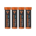 Fluid Tactical-Bruisende Hydration Tablets, Electrolyte Replacement & Dehydration Prevention, 4 Pack, 40 Servings (Orange Ananas)