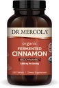 Dr. Mercola Biodynamic Organic Fermented Cinnamon - Supports Metabolic Health - High-Flavonoid Cinnamon Extract - USDA Organic, Non-GMO, Gluten-Free & Soy-Free - 180 tabletten