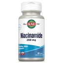 KAL Niacinamide 250 mg tabletten, vitamine B3 supplement voor huidgezondheid, energiemetabolisme, nerve, Circulatie en digestie ondersteuning, verbeterde absorptie ActivTabs, Vegan, 100 porties, 100 tabletten