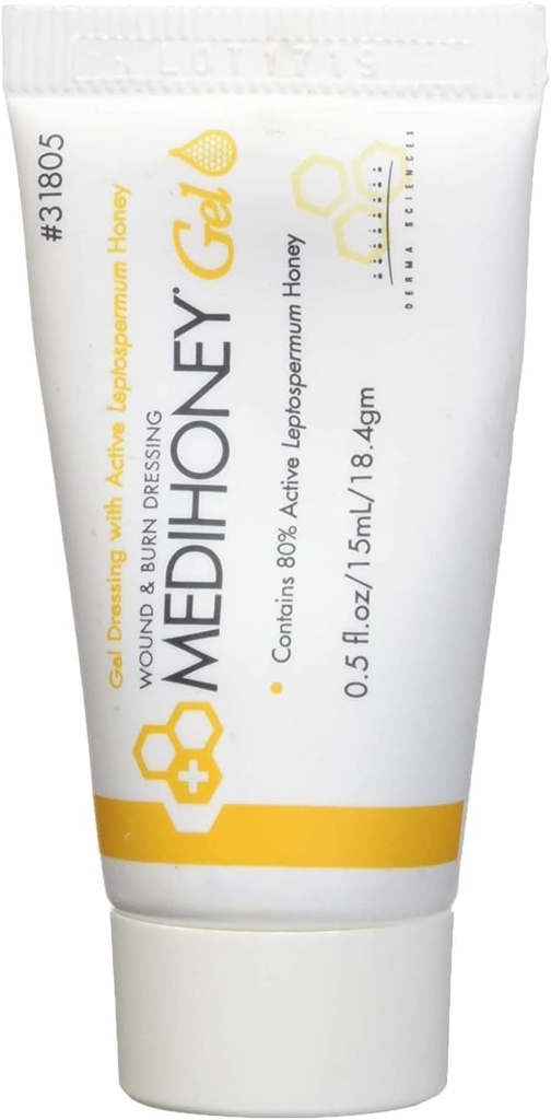 Verbeterde Medihoney Gel Wound en & Burn Dressing van Derma Sciences, 0,5 oz,
