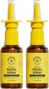 Beekeeper's Naturals Neusspray voor volwassenen met Propolis, Xylitol & Saline, Clears Neus Congestie, Moisturizes Sinus Canal, & Decongest Sinus Cavities, 1 fl oz(Pack of 2)