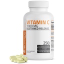 Bronson Vitamine C 1000 mg Aanhoudende Release Premium Non-GMO Ascorbinezuur, 250 tabletten