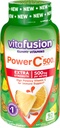Vitafusie Kauwbaar Calcium & vitamine C Gummy Vitaminen, Fruitsmaak, 100 Tel en Tropische Citrus Smaak, 92 Tel.
