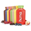 Huma Chia Energy Gel, Variety 12 Pack - Maagvriendelijk, Real Food Energy Gels voor Endurance Oefening