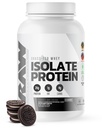RAW Wei Isolaat Proteïne Poeder, Cookies N Cream - 100% Grass-Fed Sports Voeding Proteïne Poeder voor Spiergroei & Recovery - Low-Fat, Low Carb, Natuurlijk Gearomatiseerd & Gezoet - 25 Servers