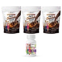 BariatricPal 90-Dag Bariatric Vitamine Bundle (Multivitamine ONE 1 per dag! Capsule met 45 mg ijzer en calcium citraat zachte kauwers 500 mg met probiotica - Belgische chocoladekaramel)
