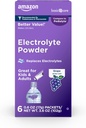 Basic Care Electrolyte Powder Packets for Rehydration for Kids & Adults, Grape Flavor, 6 Tellen (Pack of 1)