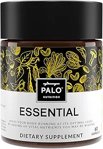PALO Essential+ Adult One Daily Ritual Multivitamine met vitamine D3, K2 (als MK7), B12, E, Folaat, Mineralen Boron en Magnesium en meer (60 capsules, 2 maanden levering)