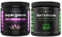 NutraChamps Super Greens Antioxidant & Lion's Mane Powder. Digestieve, Immuniteits- en Adaptogeenondersteuning