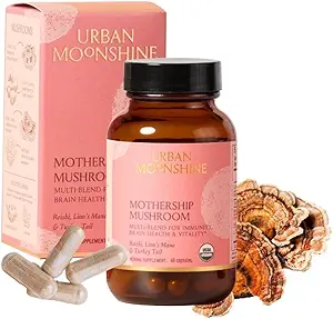 Urban Moonshine Mothership Mushroom - Herbal Supplement for Immune Support - with Lion