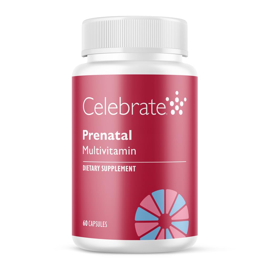 Vier vitamines Bariatrische Prenatale Multivitamine Capsules met Folaat (Foliumzuur), Vitamine A, IJzer, Jodium, en Choline, voor Roux en Y en Sleeve Gastrectomie Patiënten, 60 Tellen