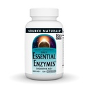 Bron Natuurlijken Essentiële Enzymen 500 mg Bio-uitgelijnde Multiple Supplement Kruidenbescherming voor spijsvertering, Gas & Constipatie Relief - Sterke Immuun Systeem Ondersteuning* - 120 Capsules