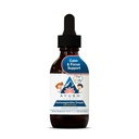 Ayush Kruiden Ashwagandha Drops voor kinderen en volwassenen - Alcoholvrije Ashwagandha Drops, Kalmerend Dagelijks Supplement voor Kalmerende Focus met Biologische Ashwagandha, Citroen Smaak - 2 Fl Oz (80 Servers)