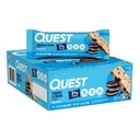 Quest Nutrition Cookies & Cream Protein Bars, 21g Proteïne, 1g Suiker, 4g Net Carb, Glutenvrij, Keto vriendelijk, 12 Tellen