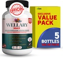Wellary Max Menopause Support Supplement, 40 miljard CFU Probiotische Blend, 90 capsules (5)