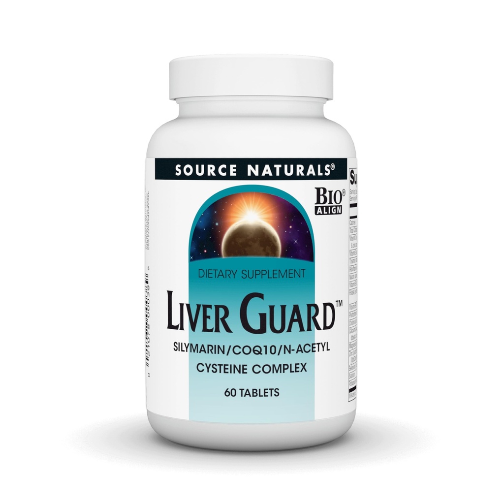 Bron Naturals Lever Guard - Silymarin, CoQ10, N-Acetyl Cysteine Complex - 60 tabletten