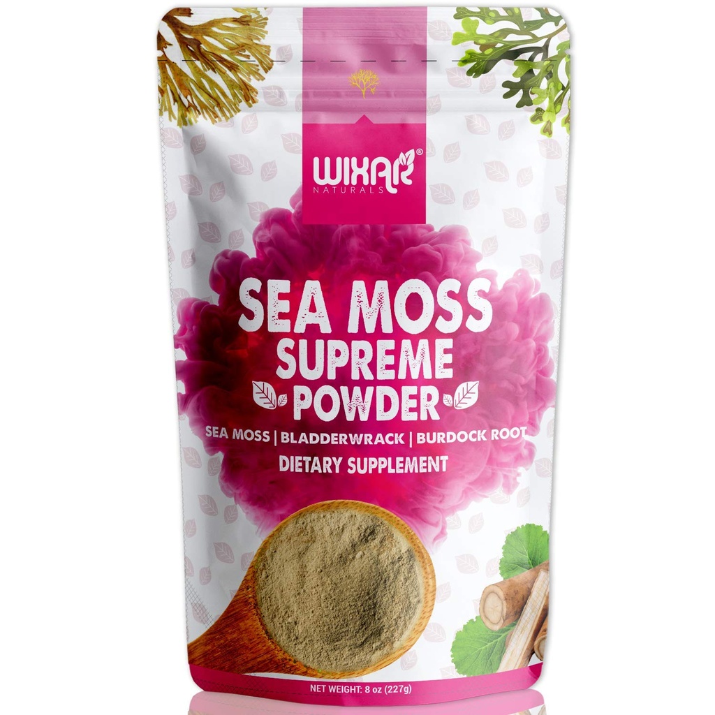 Wixar Wildcrafted Sea Moss Powder 
