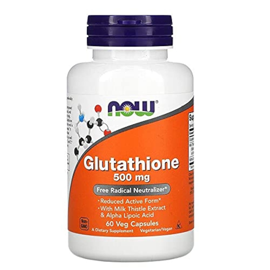 NOW Foods - Glutathion Cellular Antioxidant 500 mg. - 60 Vegetarische Capsules