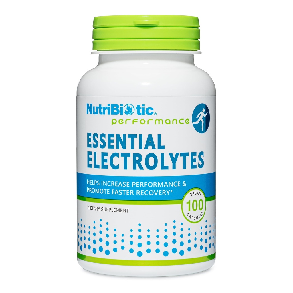 NutriBiotic Essential Electrolytes, 100 Ct Capsules 