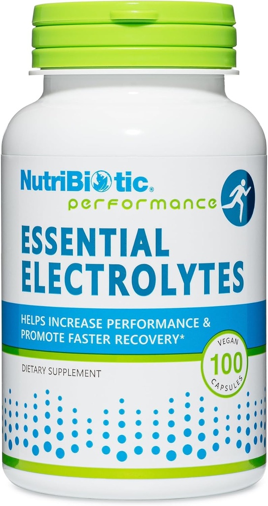 NutriBiotic Essential Electrolytes, 100 Ct Capsules 