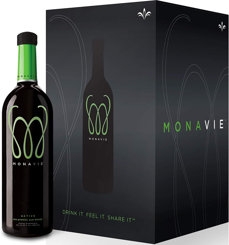 Monavie Active, 1 Case 4 Flessen, 25.3oz Elk