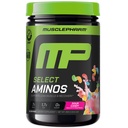 MusclePharm Selecteer Amino's EAA + BCAA's, Post Workout Essential Amino Acids Powder, Pre Workout Energy Supplement voor mannen en vrouwen met vertakte keten Aminozuren, 30 Servers (Sour Candy)