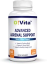 Advanced Adrenal Support with Ashwagandha, Panax Ginseng, Supports Adrenal Gland Health 2-Month Supply (60 Non-GMO Capsules)