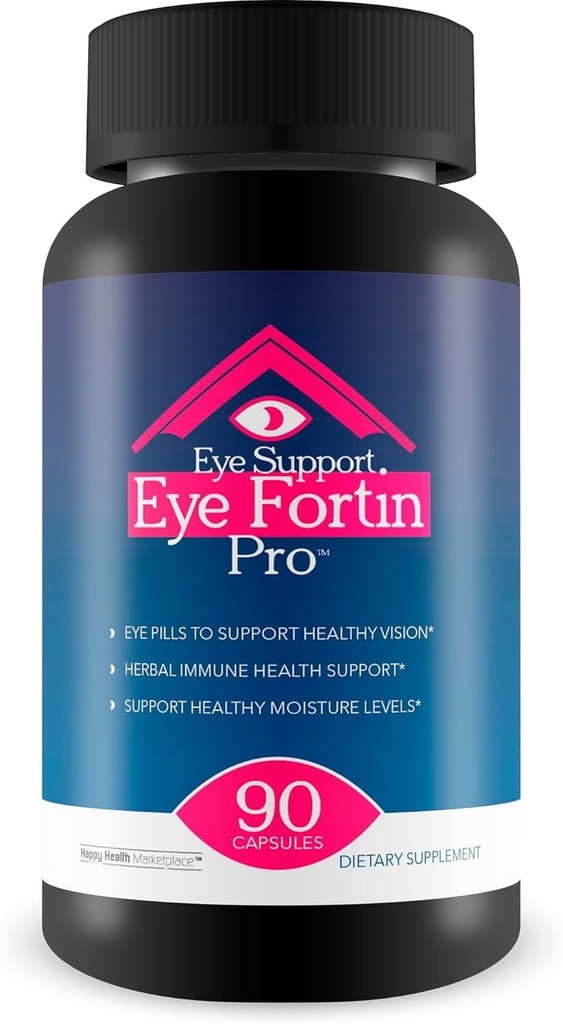 Eye Support Eye Fortin Pro - Onze beste oogpillen voor zicht - Eye Care Supplements Healthy Vision Supplement - Herbal Vision Supplements for Adults - Pro Eyefortin Supplement Eye Support Vitaminen