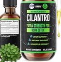 HERBIFY Cilantro Tinctuur - Herbal Cilantro Supplement voor Detox - Rijke bron van antioxidanten - Ondersteunt hart en lichaam reiniging - Made in USA - Cilantro Extract 4 Fl Oz