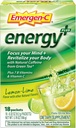 Emergen-C Energy+, met B-vitaminen, vitamine C en natuurlijke cafeïne van groene thee (18 telling, Blueberry Acai smaak) Dieetsupplement Drinkmix, 0,33 Ounce poederverpakkingen