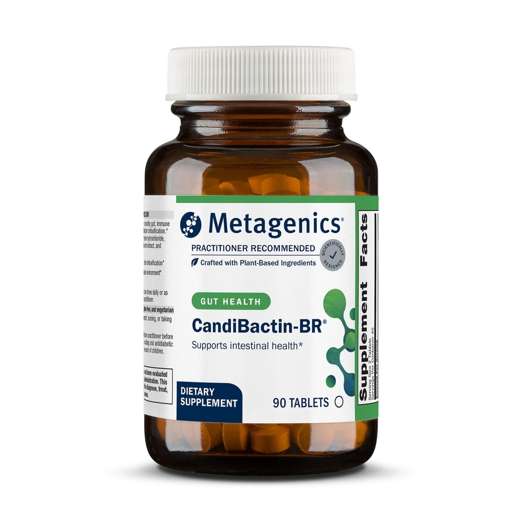 Metagenics CandiBactin-BR - Concentrated Berberine for Intestinal Support* - with Berberine, Oregon Grape & Coptis Root Extract - Gut Health Supplements* - Gluten-Free - Vegetarisch - 90 Tablets
