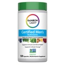 Regenbooglicht Multivitamine voor mannen, vitamine C, D & zink, probiotica, mannen multivitamine Biedt hoge potentie Immune, hart, & lever ondersteuning, niet-GMO, vegetarisch, 120 tabletten