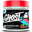 GHOST Hydration, Kiwi Aardbei, 40 Serv, Electrolyte Powder - Drink Mix Supplement met Magnesium, Kalium, Calcium, Vitamine C & Taurine voor Energie & Endurance - Veganistisch, vrij van soja, Suiker & Gluten