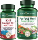 Purity Products Bundle - Krill Omega 50+ met CoQ10 + Perfect Multi Greens