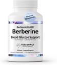 Tesseract Medisch Onderzoek BerberActiv-QR Berberine Immuun Ondersteuning Supplement, Ondersteunt levergezondheid, hypoallergeen, 350mg, 90 Vegetarische Capsules