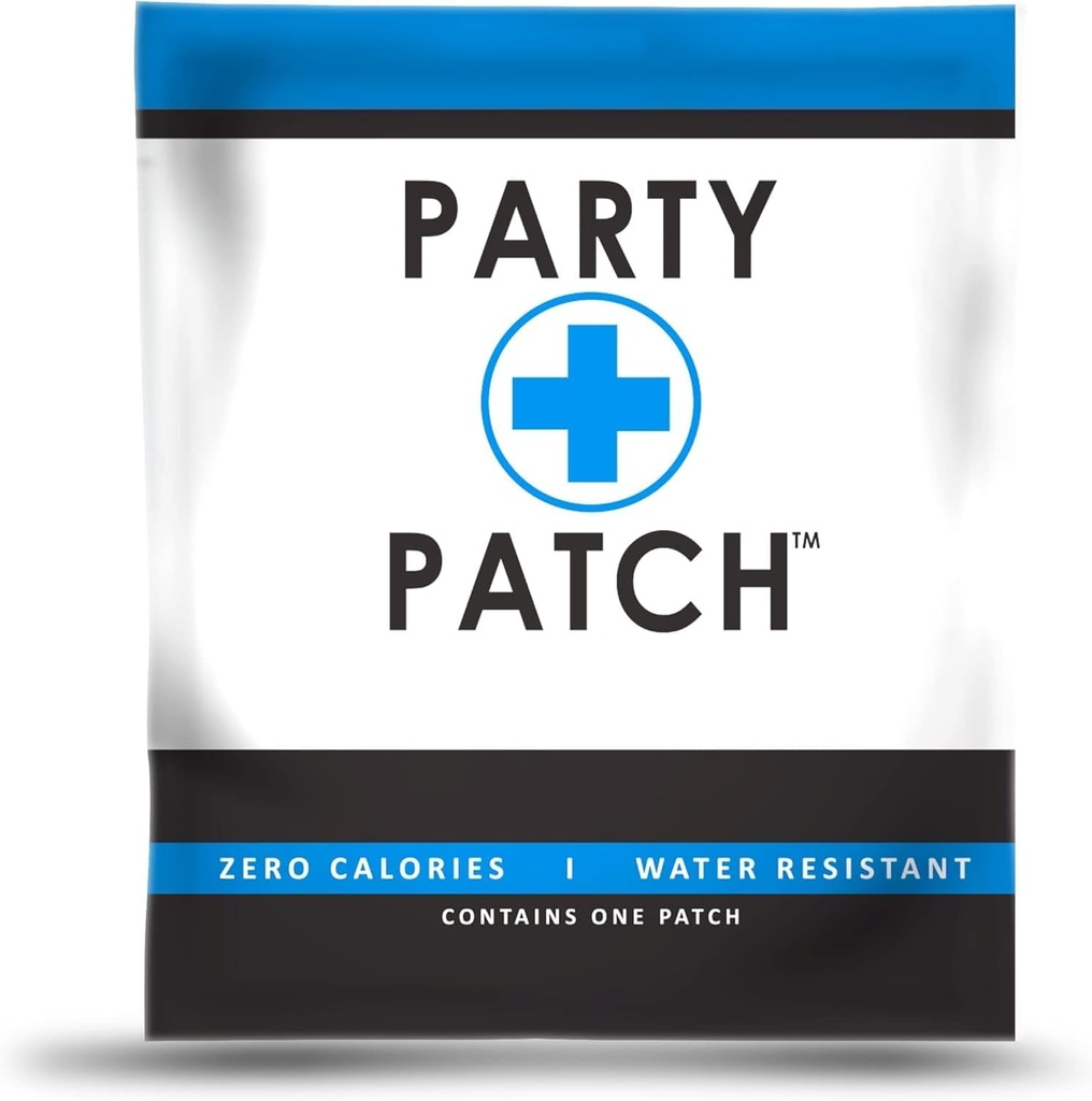 Zero Calorieën, Water-Resistant Recovery Patch voor partijen en nachten uit - 5 Pack