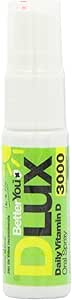 BetterYou Vitamine D3 Spray Liquid Immune Support Supplement, 3000 IE Sterkte per enkele spray, 0,507 Fl Ounce (100 sprays), pepermunt