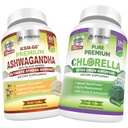 FRESHARE Ashwagandha KSM 66 en Chlorella Detox Superfood - Bundel