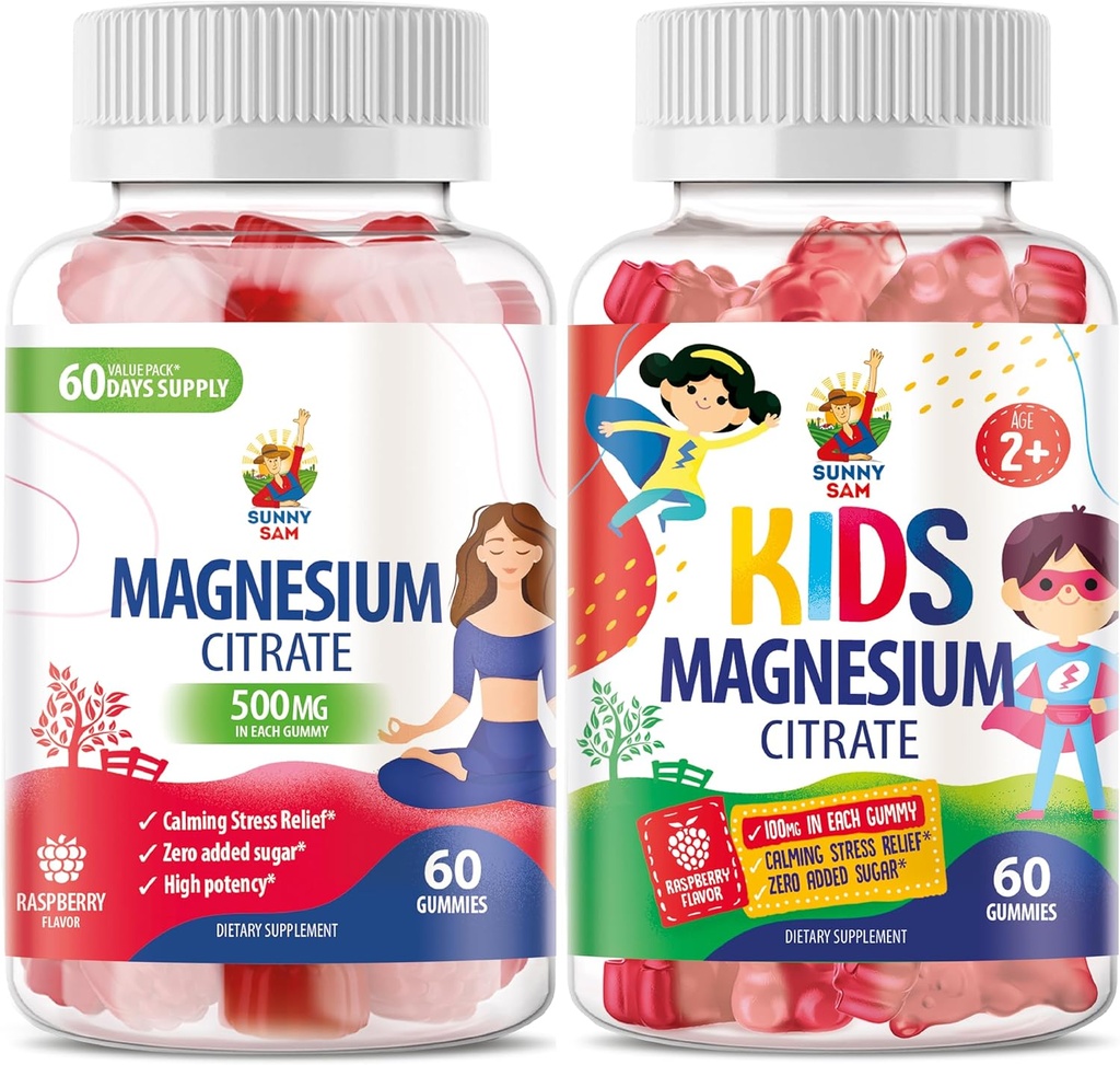 SUNNY SAM Magnesium Gummies voor kinderen en volwassenen
