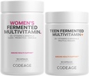 Codeage Immuun ondersteuning bundel Multivitamine voor vrouwen + Multivitamine voor tieners