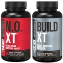 Ge Jacked Factory Muscle Builder Supplement Stack - Build-XT Muscle Builder & N.O. XT Nitric Oxide Boosting Agent voor dubbele ondersteuning (30 dagen levering)