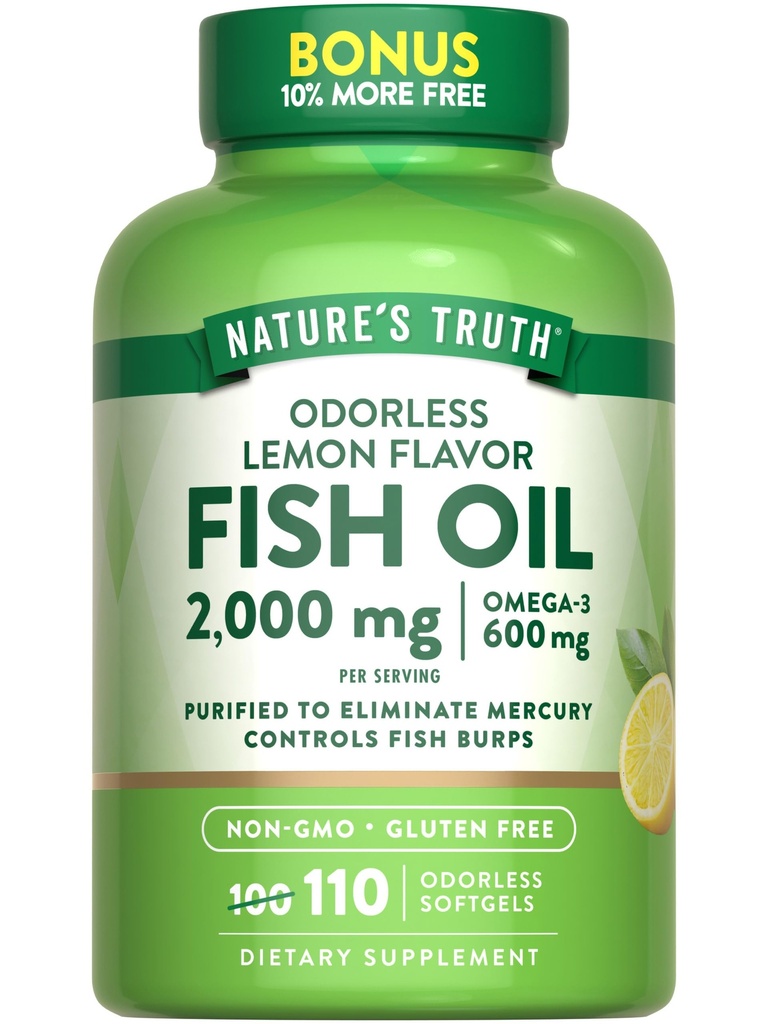 De waarheid van de natuur Fish Oil 2000mg 