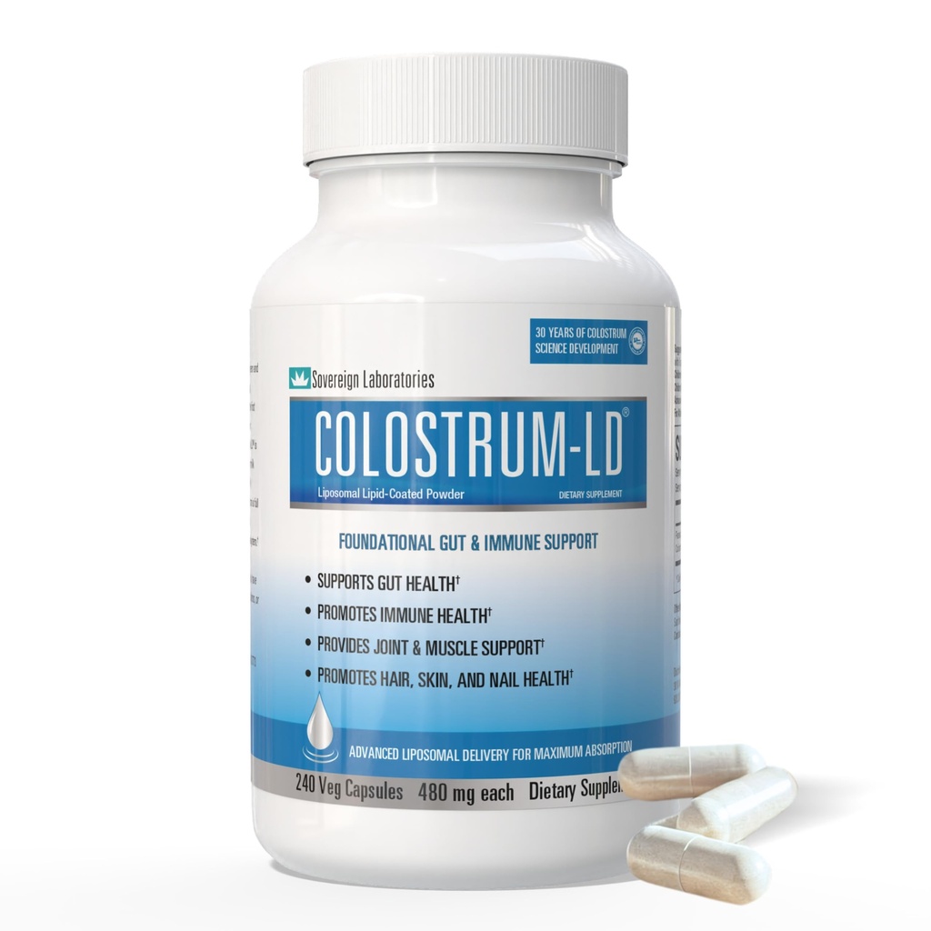 Colostrum-LD capsules Colostrum met liposomale afgifte - Hoge Absorptie - 240 capsules