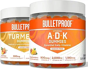 Kogelvrije vitamines A+D+K, 60 Suikervrije gummy's, Aardbei Oranje Smaak 